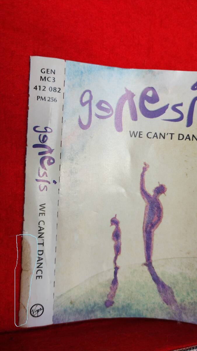 GENESIS WE CAN'T DANCE 輸入カセットテープの画像8