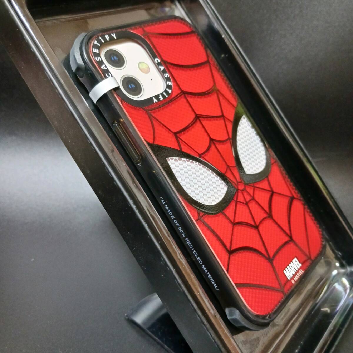  кейс tifaiCASETiFY Человек-паук не использовался стандартный товар iPhone 12 mini