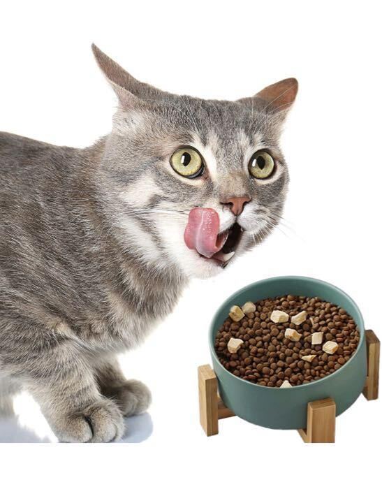 ペット ボウル フードボウル 犬 猫食器 陶器ウォーター ボウル 犬猫用傾斜台食