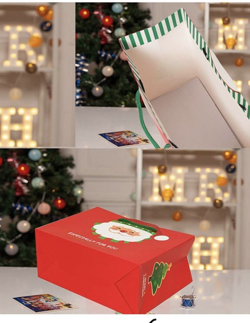 クリスマス用 手提げ袋 サンタクロース ギフトバッグ SML 3個セット