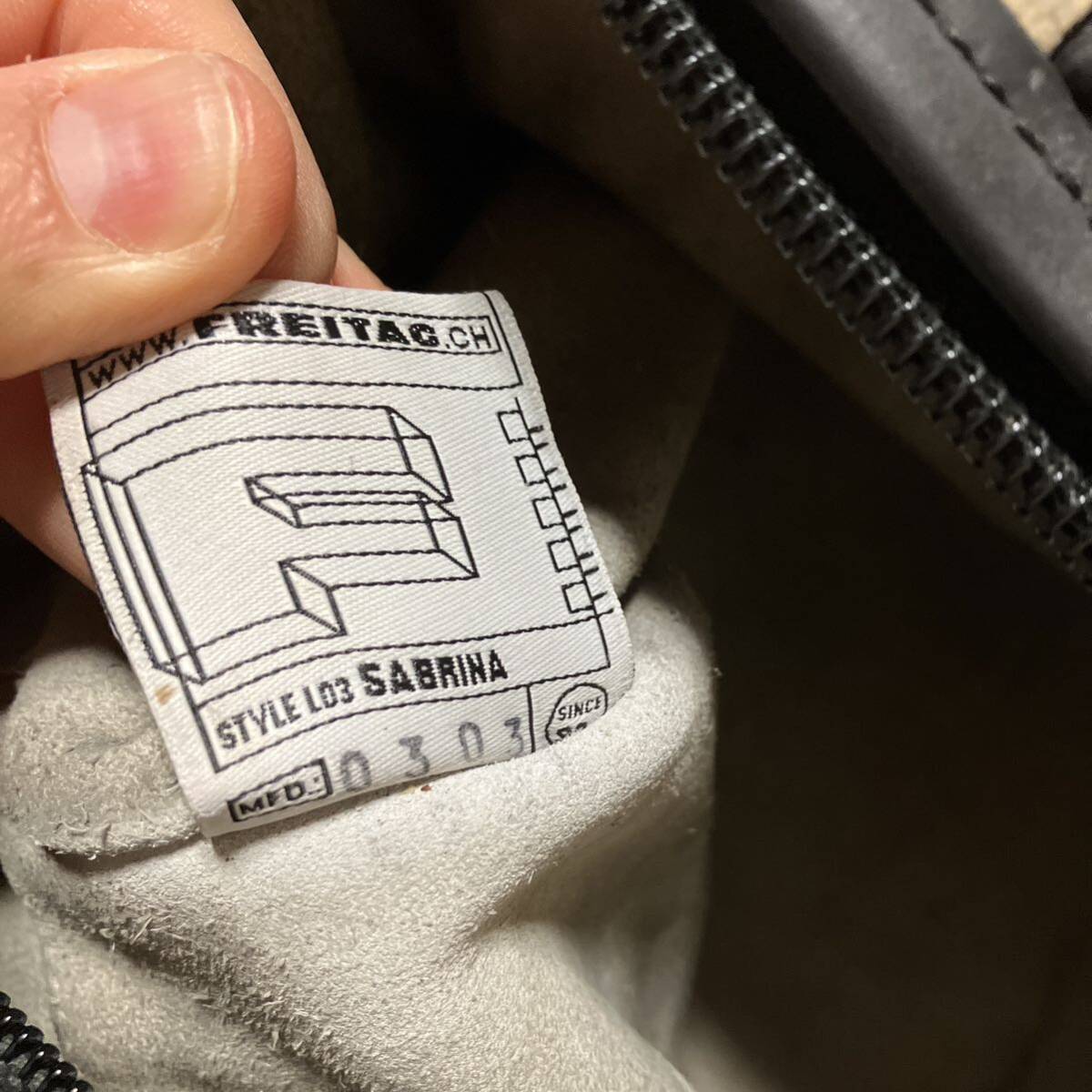 [ records out of production model ]FREITAG freitag capri pants SABRINA Boston bag 