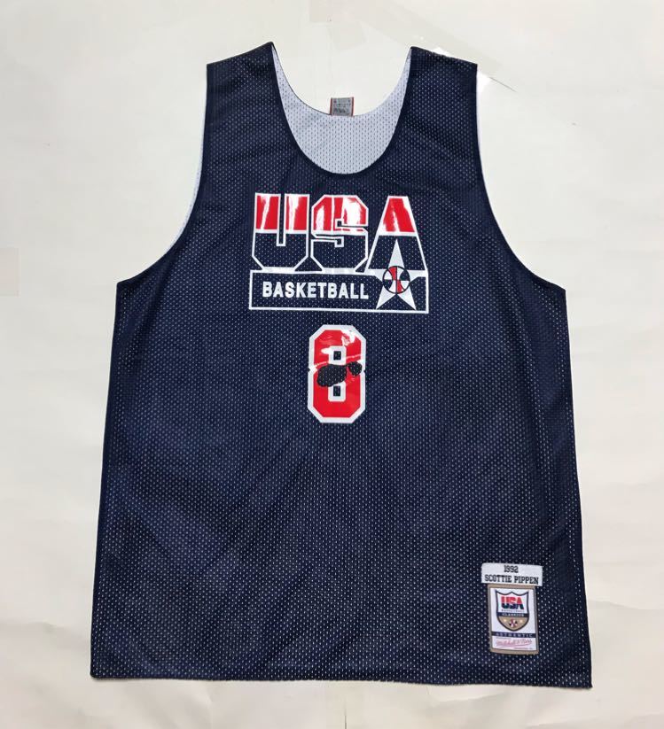 Mitchell&Ness NBA ミッチェル＆ネス バスケットボール リバーシブル ユニフォーム ドリームチーム アメリカ代表 ピッペン 8番 USAの画像2