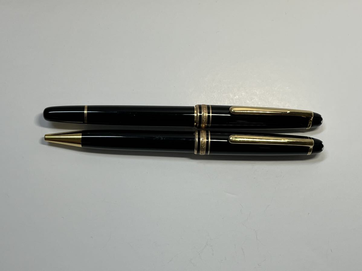 MONTBLANC 万年筆 ボールペン 2本セット モンブラン 文房具 ペン先 14K_画像1