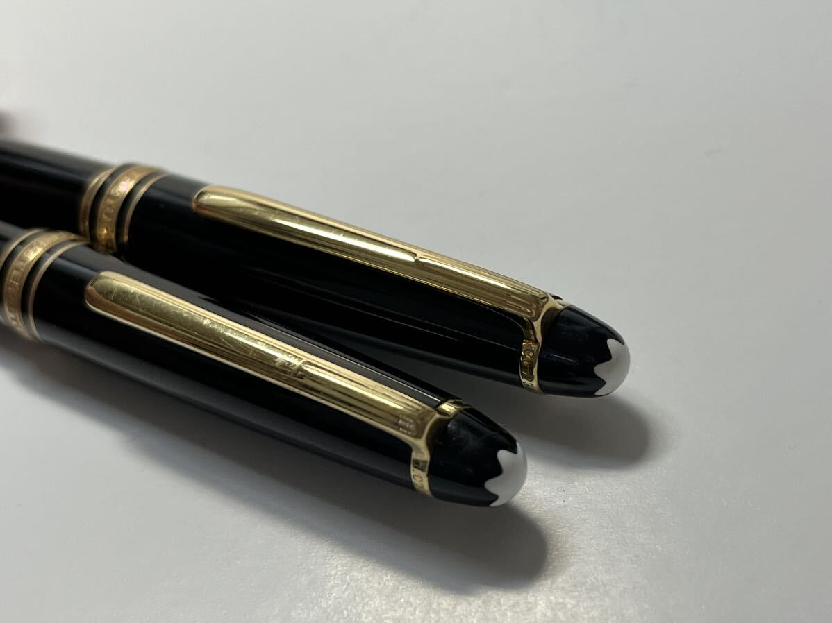 MONTBLANC 万年筆 ボールペン 2本セット モンブラン 文房具 ペン先 14K_画像10