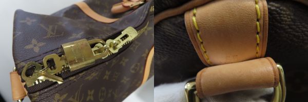 6035/dt/03.20 同梱不可 LOUIS VUITTON ルイヴィトン モノグラム M41414 FL0020 キーポル バンドリエール55 ボストンバッグ（91882）の画像6