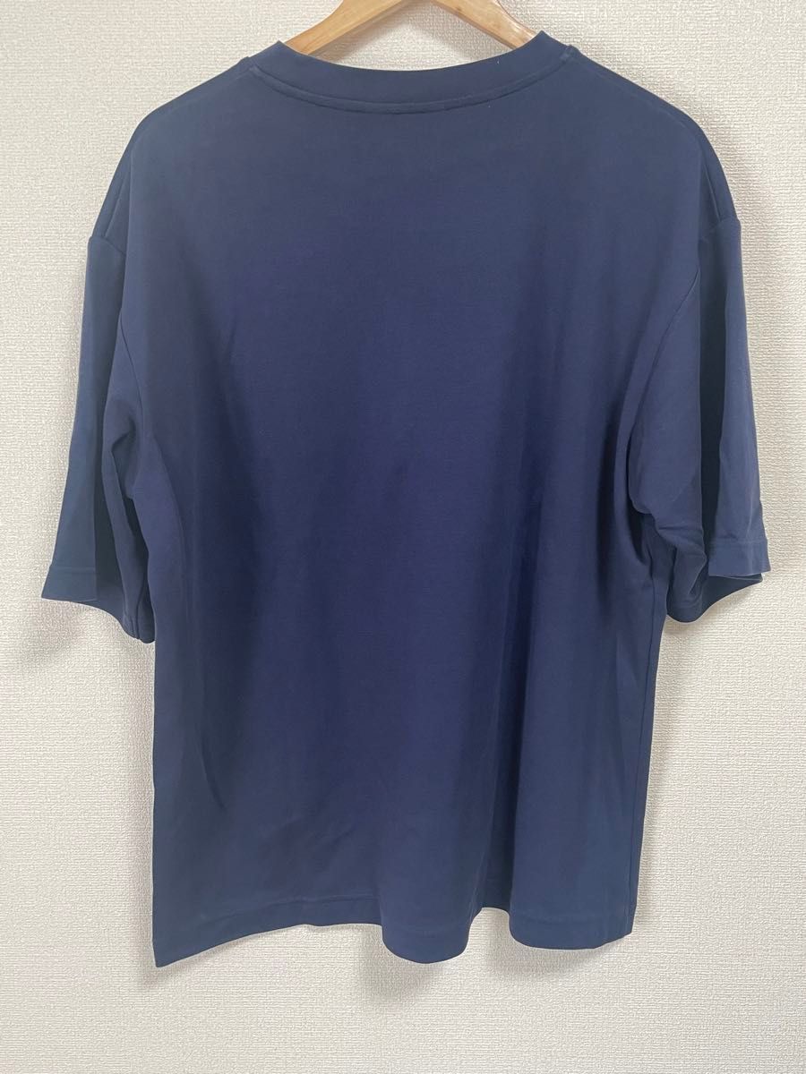 UNIQLO エアリズムコットンオーバーサイズTシャツ（5分袖)