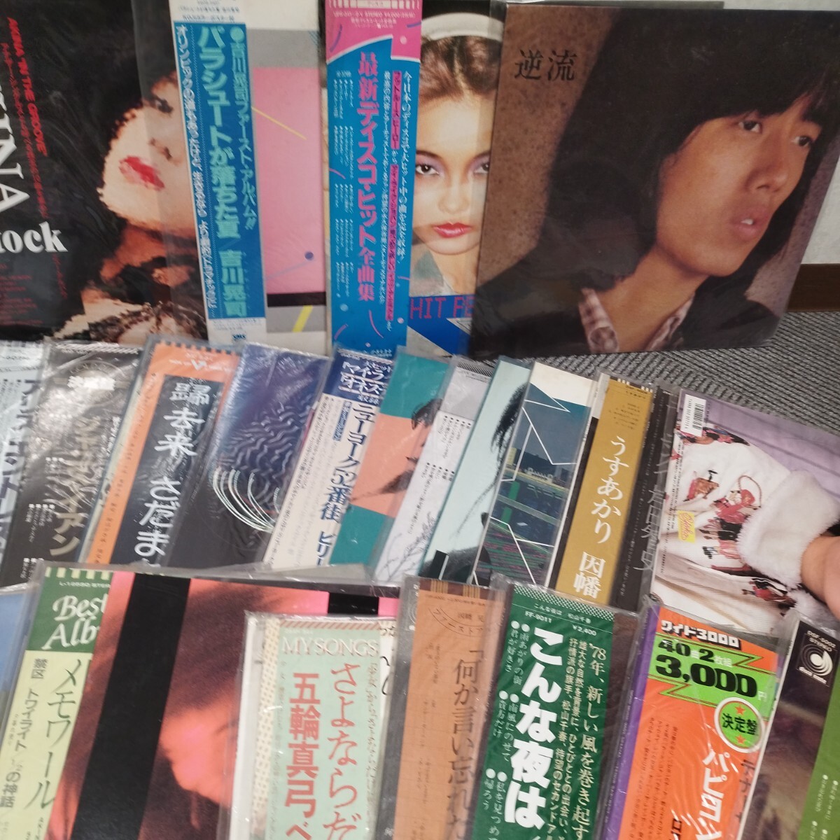 NA★1円〜中古品 レコードおまとめ品 83枚 邦楽ポップス 洋楽ポップス 長渕剛 中森明菜 吉川晃司 松山千春 渡辺美里 チェッカーズ の画像3