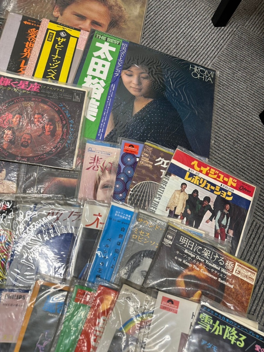 NA★1円〜中古品 88枚レコードおまとめ品 洋楽ポップス 邦楽ポップス グリーンズ アクエリアス モンキーズ ゴールデン アルバム 赤盤あり_画像3