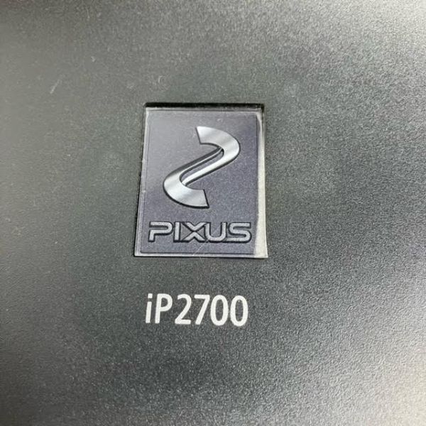 仙19 Canon PIXUS iP2700 インクジェットプリンター 本体 ブラック 箱付き 取扱説明書 付属品 キャノン ピクセル_画像9