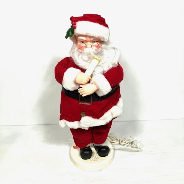 仙15 サンタクロース DISPLAY DOLL 人形 サンタ置物 音楽 歌って 踊る 人形 サンタさん クリスマス 飾り ディスプレイ_画像2