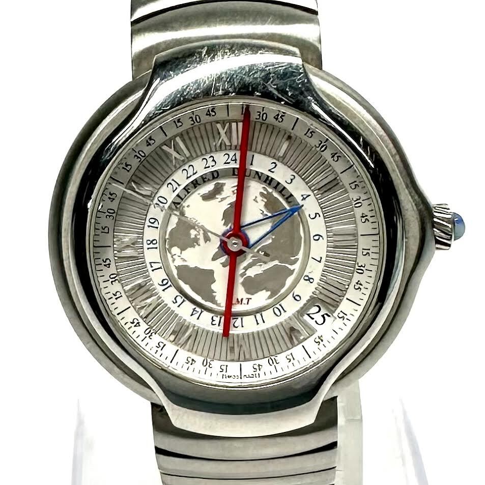 仙31【稼働】dunhill GMT BB8023 自動巻き ダンヒル メンズ 裏スケ 世界1884本限定 腕時計 オートマチック ミレニアム