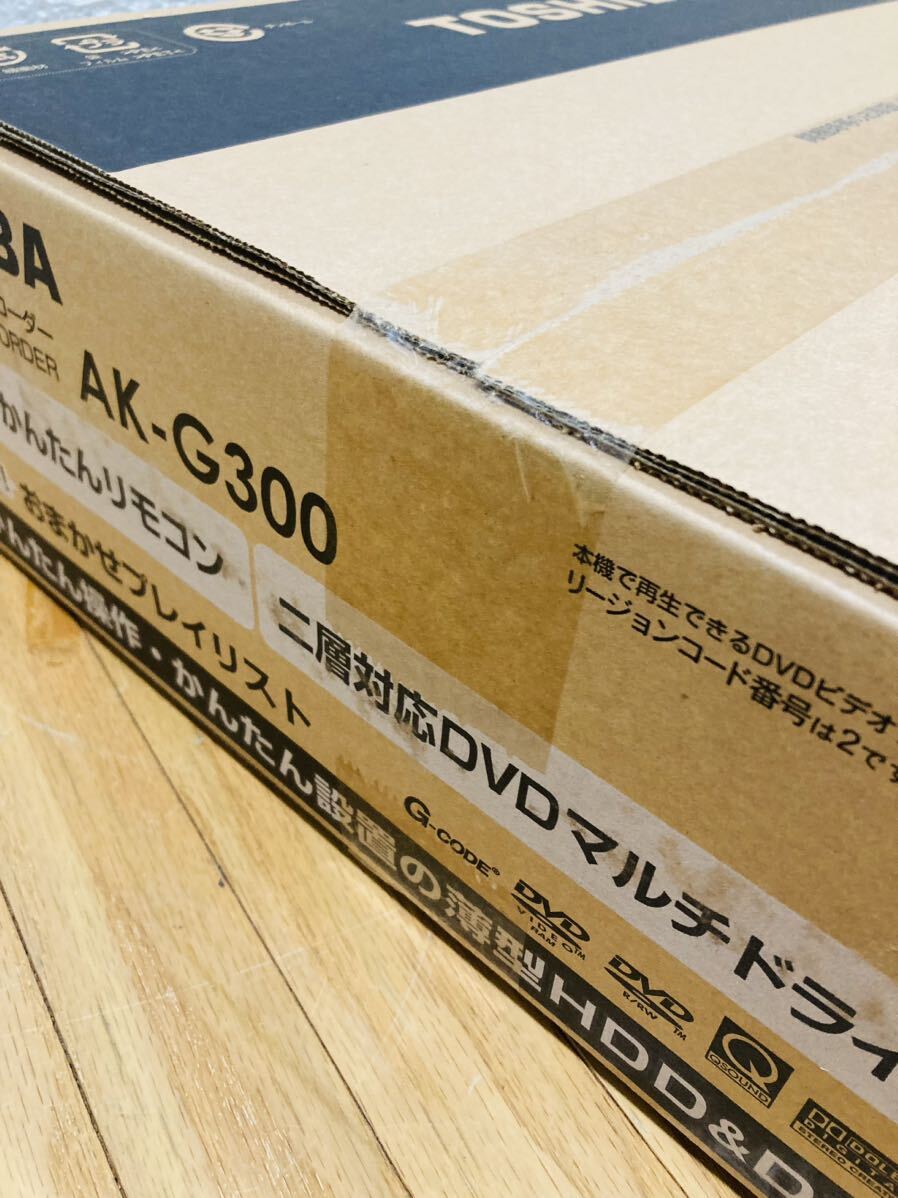  new goods unopened TOSHIBA Toshiba AK-G300 HDD DVD recorder 160GB