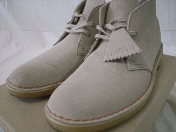 ●UK7 25cm クラークス オリジナル デザートブーツ サンドベージュ CLARKS チャッカブーツ ブーツ スエード a_画像3