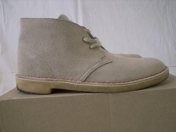 ●UK7 25cm クラークス オリジナル デザートブーツ サンドベージュ CLARKS チャッカブーツ ブーツ スエード a_画像6