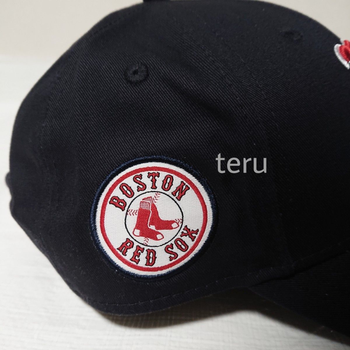 NEW ERA ニューエラ 正規品 キャップ 帽子 黒 ブラック 赤 レッド BOS レッドソックス 野球 MLB ユニセックス