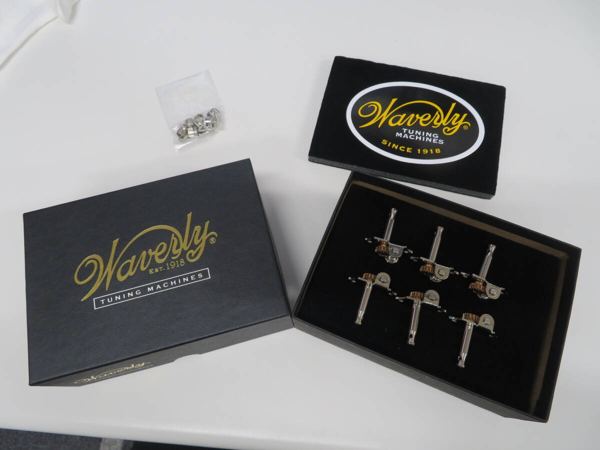 Waverly ウェーバリー 4060 箱付 Tuning Machines アコースティックギター ギター オープンバック ペグ ニッケル 激安1円スタート_画像1