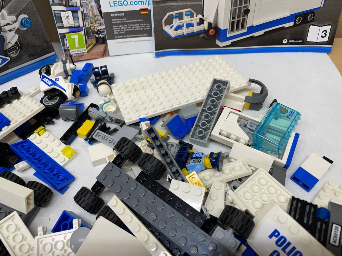 #1440 LEGO/レゴ シティ 60139 ポリストラック司令本部 パーツ揃未確認 ジャンク品_画像5