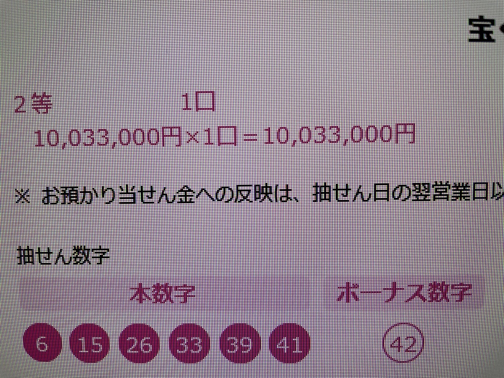 ★ロト6★3月:2等1115万円的中★2023年9月～2024年4月で2等7回・3等10回的中★的中後の後払いプラン★_画像6