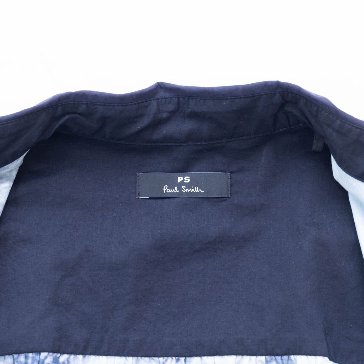 [PS Paul Smith] Paul Smith рубашка One-piece Land scape общий рисунок темно-синий 