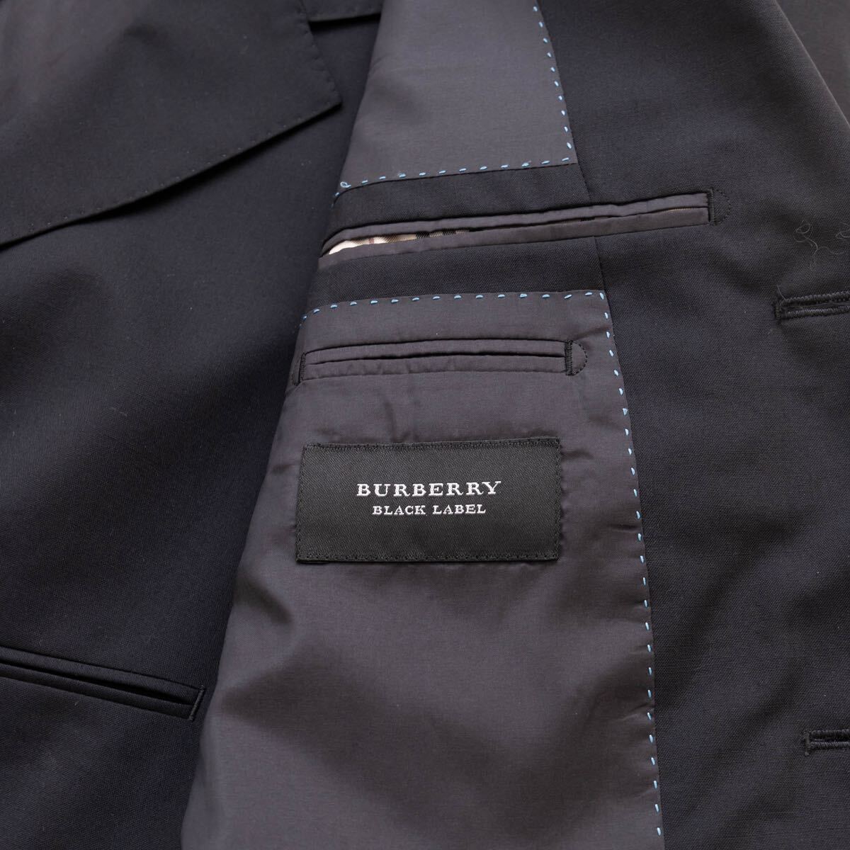 【BURBERRY BLACK LABEL】バーバリーブラックレーベル　3ピース　super120　XL_画像6