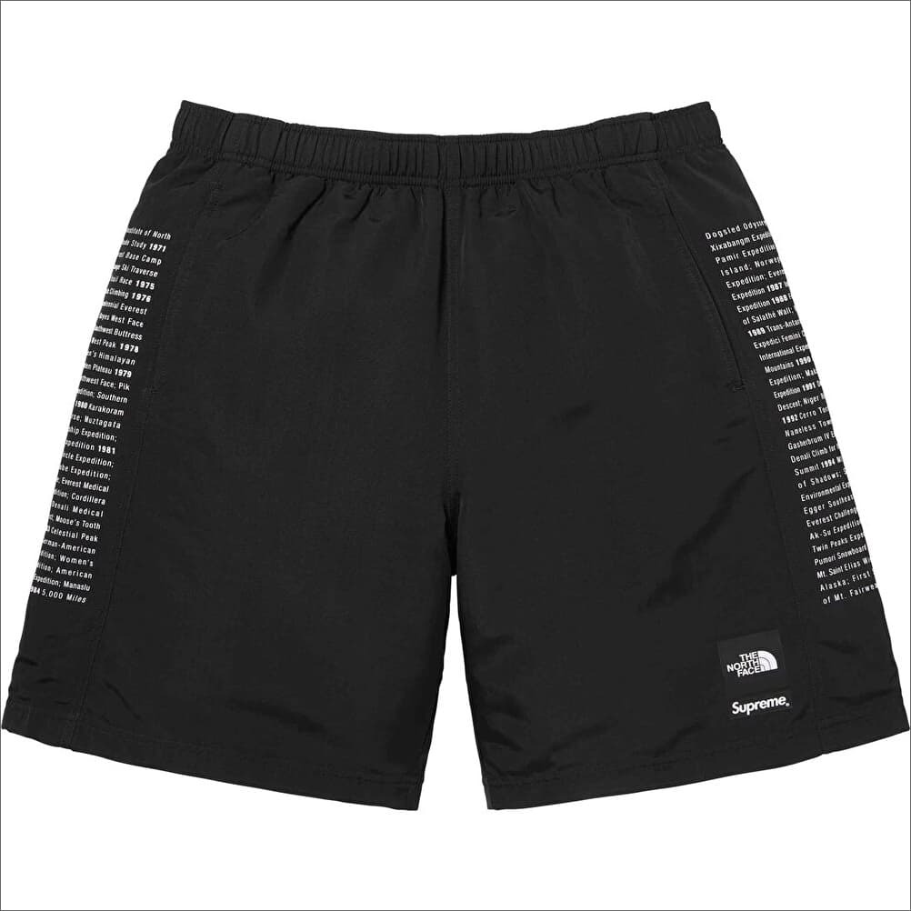 【送料無料】 Mサイズ Supreme The North Face Nylon Short Black ブラック 黒 シュプリーム ノースフェイス ナイロン ショーツ ボックス_画像1