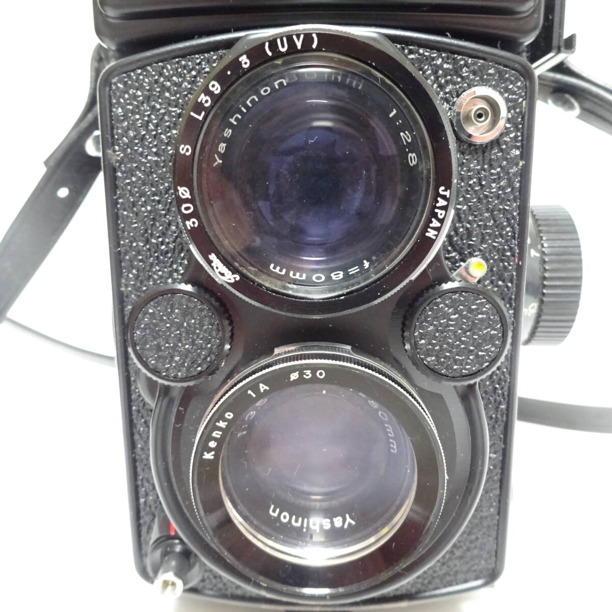 YASHICA Mat-124G 二眼レフカメラ ケース破損あり 動作未確認【80サイズ/同梱不可/大阪商品】【2491616/300/mrrz】_画像8