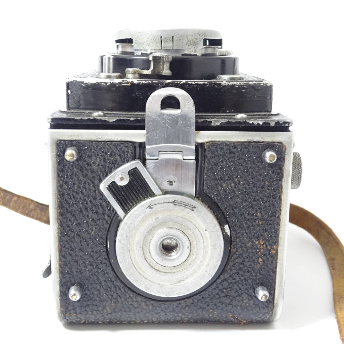 ROLLEIFLEX ローライフレックス 二眼レフ 中判カメラ 動作未確認 使用感有【60サイズ/同梱不可/大阪商品】【2525728/188/mrrz】_画像9