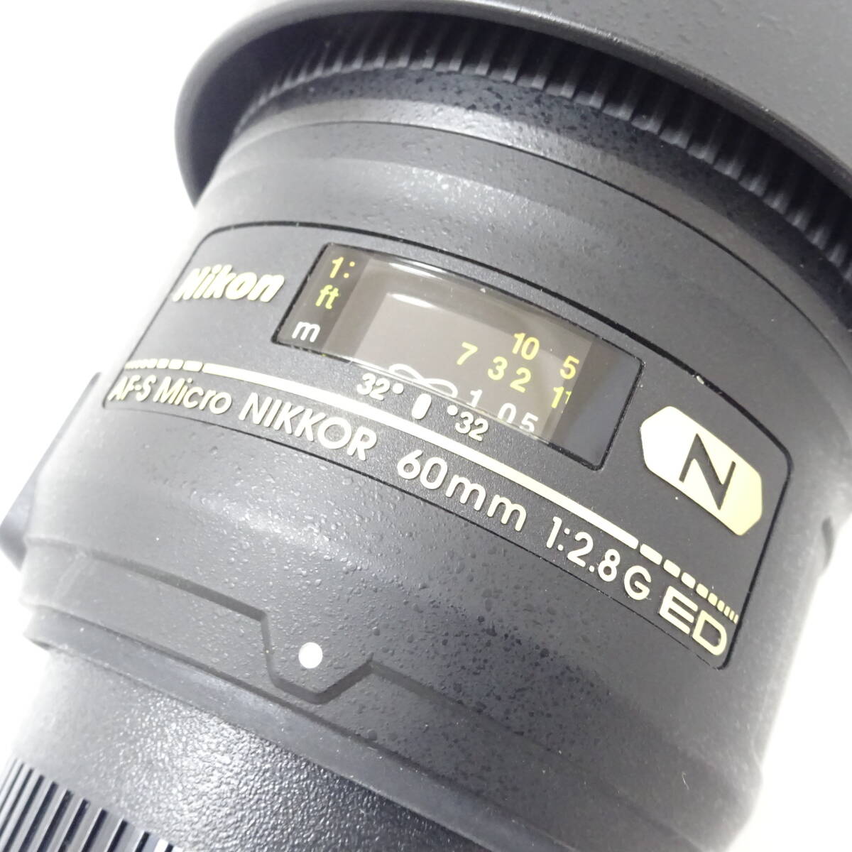 Nikon ニコン AF-S micro 60mm 1:2.8 G ED カメラレンズ 動作未確認【60サイズ/同梱不可/大阪商品】【2511369/083/mrrz】_画像7