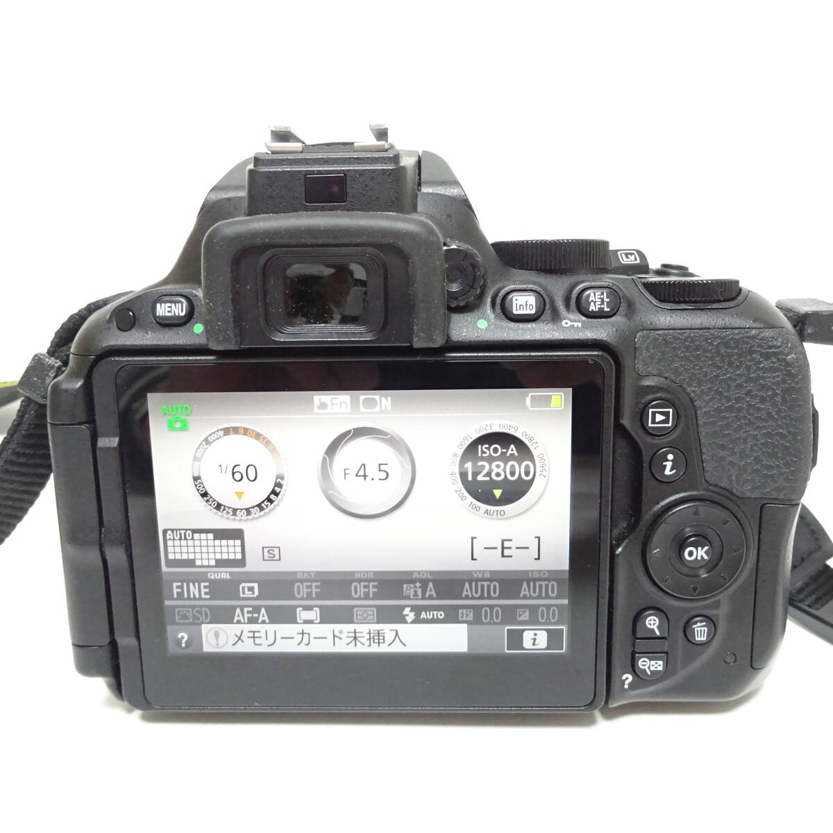 Nikon D5500 デジタル一眼カメラ 通電確認済み 【60サイズ/同梱不可/大阪商品】【2543735/276/mrrz】_画像4
