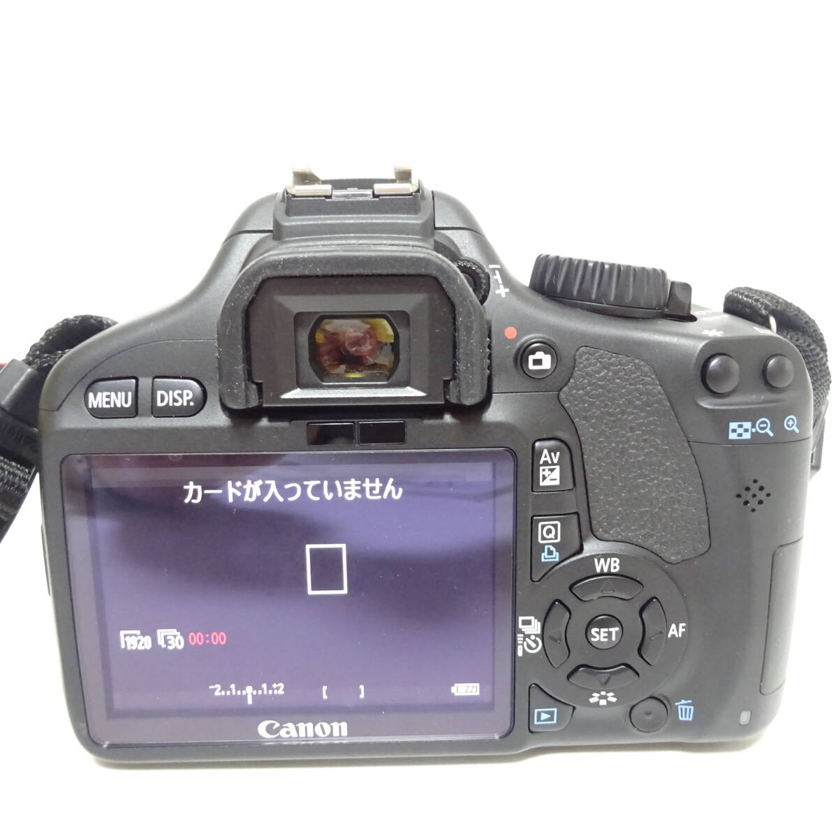 Canon EOS kiss X4 デジタル一眼カメラ 通電確認済み 【60サイズ/同梱不可/大阪商品】【2523222/273/mrrz】_画像4