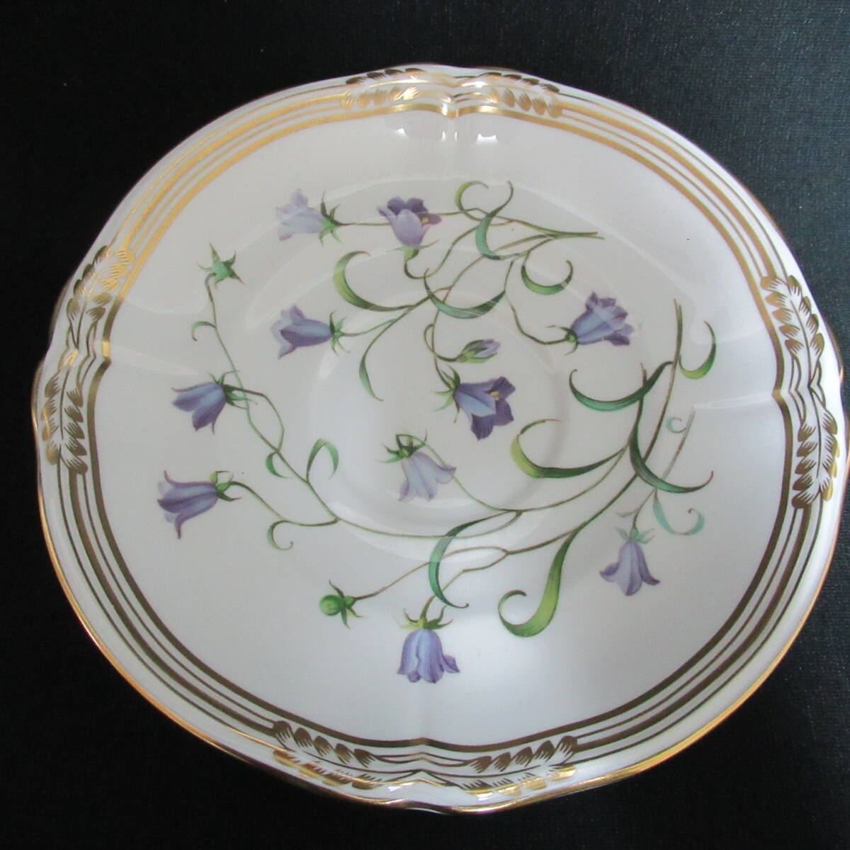 Spode CAMPANULA スポード カンパニュラ カップソーサー 2脚セット 金彩 80サイズ発送同梱不可 【w/2567676/007/mrrz】の画像7