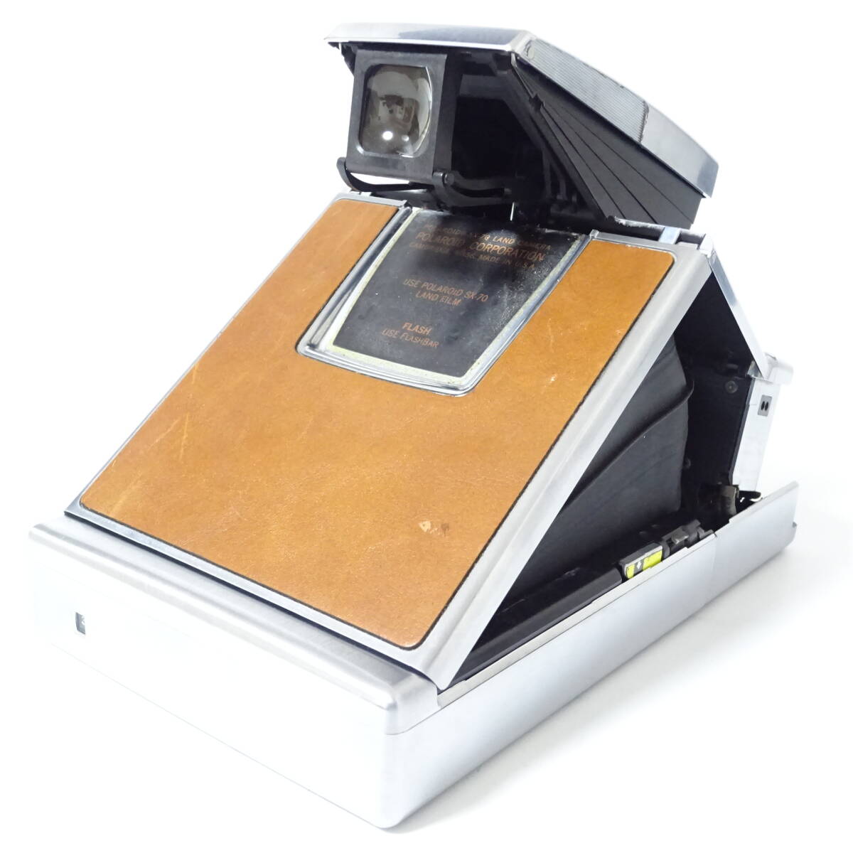 POLAROID ポラロイド SX-70 LAND CAMERA インスタントカメラ 動作未確認 劣化有【60サイズ/同梱不可/大阪商品】【2536368/191/mrrz】_画像3