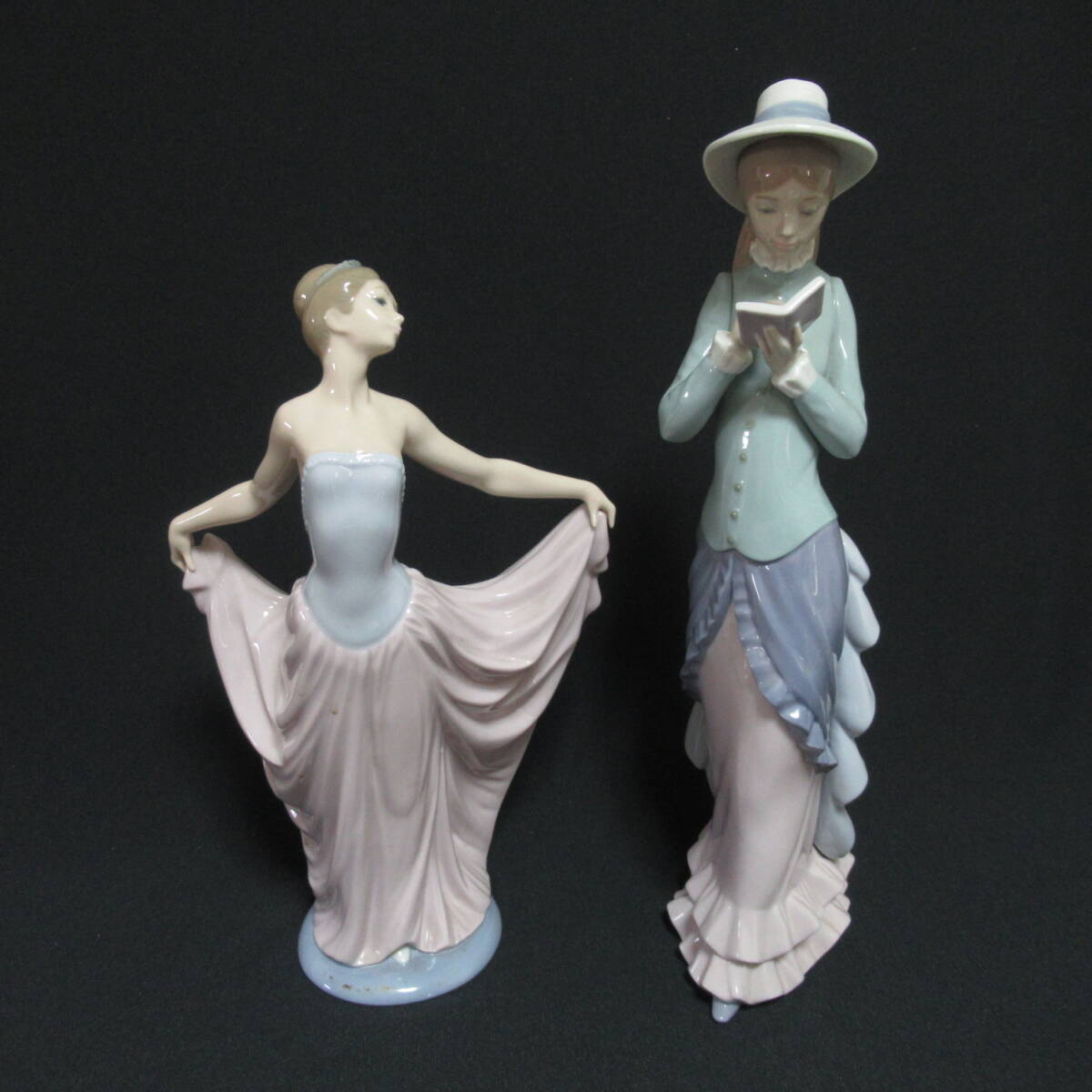 LLADRO リヤドロ 5050/踊る少女　他　2点セット フィギュリン 陶器人形 インテリア 120サイズ発送同梱不可【ｗ/2593358/351/mrrz】_画像1