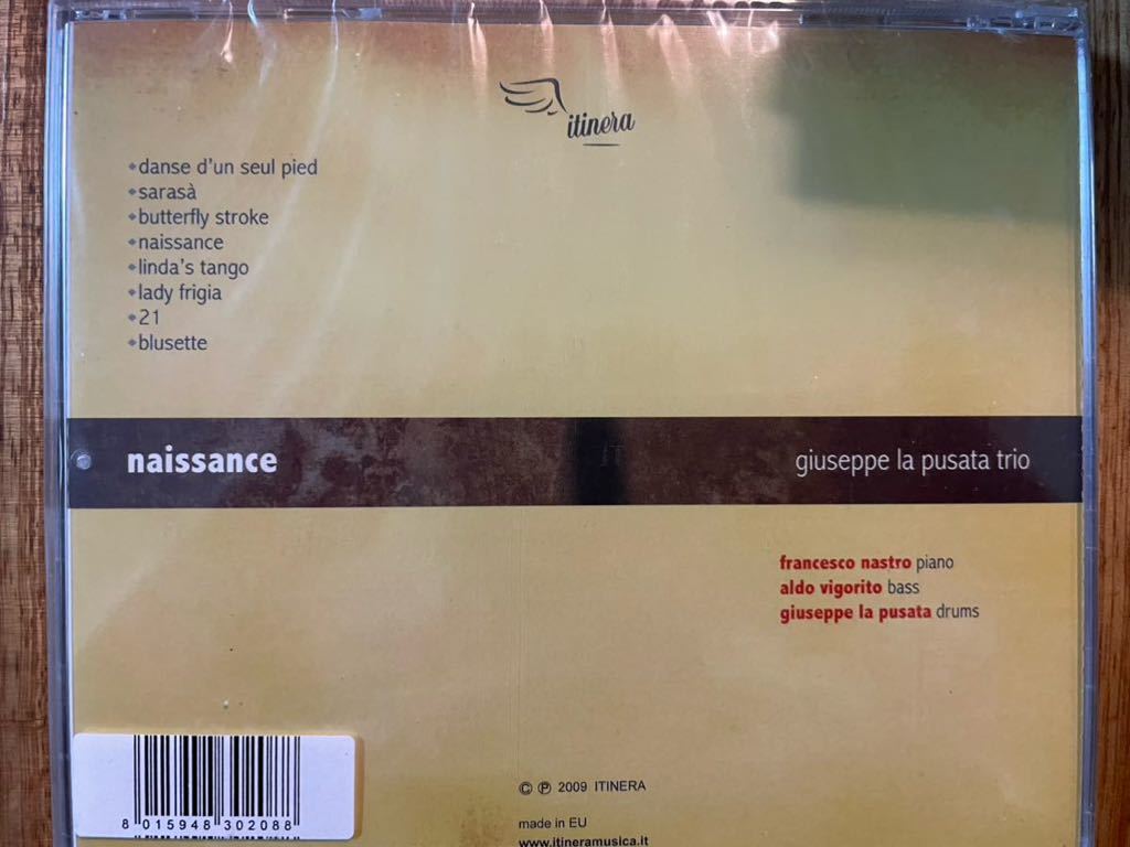 CD GIUSEPPE LA PUSATA TRIO / NAISSANCE_画像2