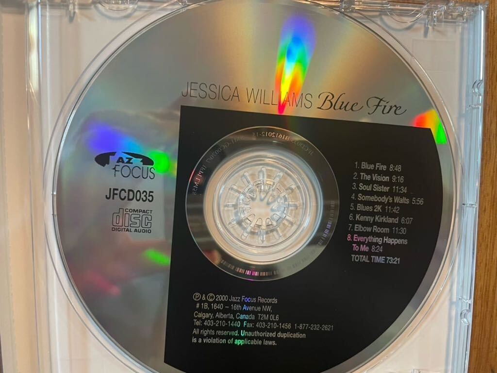 CD JESSICA WILLIAMS / BLUE FIRE_画像2