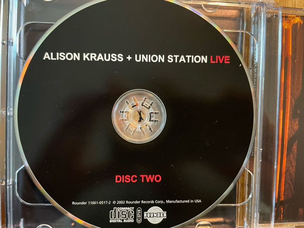 2CD ALISON KRAUSS & UNION STATION / LIVEの画像3