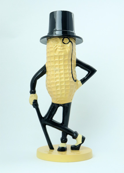 1円 新品 MR.PEANUT コインバンク 貯金箱 ミスターピーナッツ ヴィンテージ風 アメリカンインテリア ステッカー付 ガレージ 世田谷ベースの画像1