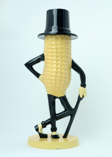 1円 新品 MR.PEANUT コインバンク 貯金箱 ミスターピーナッツ ヴィンテージ風 アメリカンインテリア ステッカー付 ガレージ 世田谷ベースの画像2