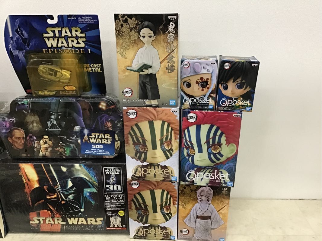 1円〜 同梱不可 ジャンク STAR WARS 鬼滅の刃 Q posket、ティップンポップ、リアルマスクマグネットコレクション 等_画像3