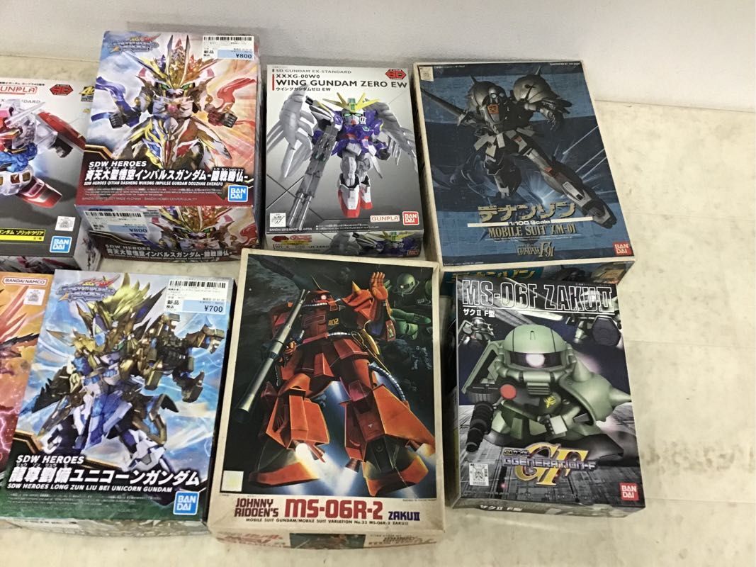 1円〜 同梱不可 ジャンク SDガンダム ウイングガンダムゼロEW、ダークグラスパードラゴン 他_画像2