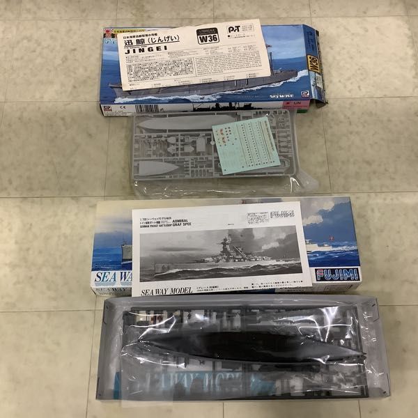 1円〜 タミヤ 他 1/700 BB-63 アメリカ海軍 戦艦ミズーリフジミ 1/700 ドイツ・ポケット戦艦 アドミラルグランフィシュペー 等_画像4