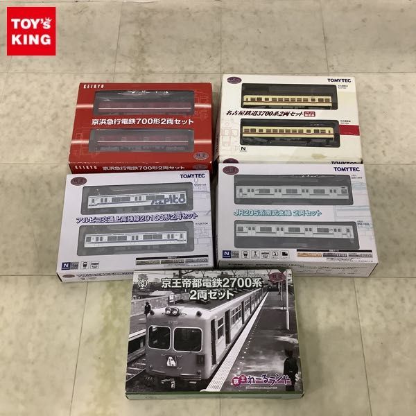 1円〜 TOMY TEC アルコピ交通上高地線20100形2両セット 京王帝都電鉄2700系 2両セット 他_画像1