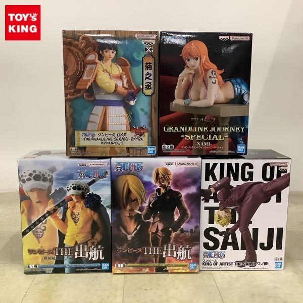 1円〜 未開封 ONE PIECE THE 出航 等 トラファルガー・ロー、サンジ、ナミ 他_画像1