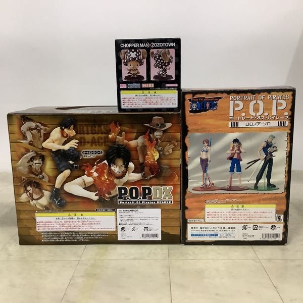 1円〜 未開封 ONE PIECE P.O.P DX 等 ポートガス・D・エース、チョッパーマン ZOZOTOWN Limited Ver. 他_画像2