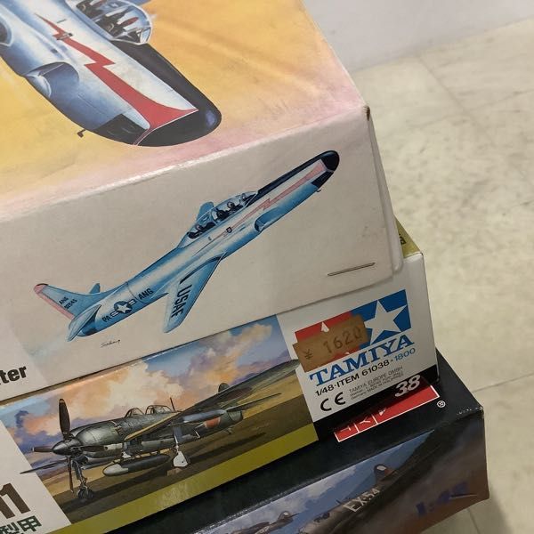 1円〜 タミヤ 等 1/48 川西 局地戦闘機 紫電11型甲 ノースアメリカンP-51B マスタング 他_画像7