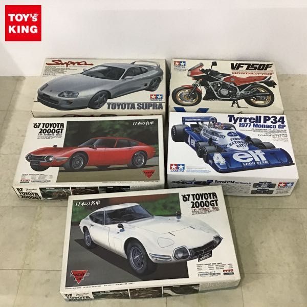 1円〜 タミヤ 1/20 タイレル P34 1977 モナコGP アリイ 1/24 トヨタ 2000GT 1987年型 他_画像1