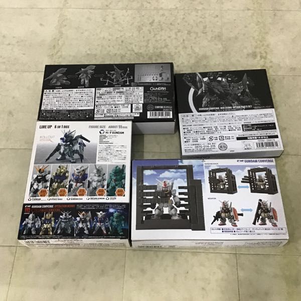 1円〜 未開封 バンダイ FW GUNDAM CONVERGE GUNDAM FACTORY YOKOHAMA RX-78F00ガンダム ネオ・ジオング オプションパーツセット_画像2