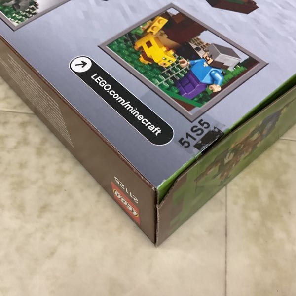 1円〜 未開封 レゴ マインクラフト 21125 ジャングル ツリーハウス / C_画像4
