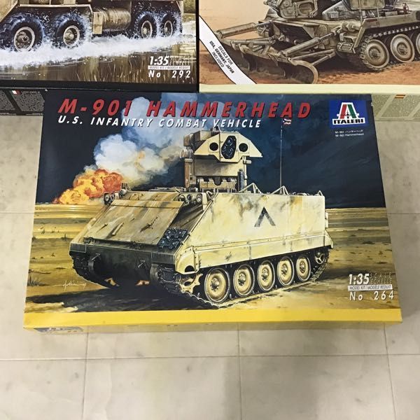 1円〜 訳あり ジャンク イタレリ 1/35 M-978 オシュコシュ燃料トラック、M109E4 戦車 他_画像4