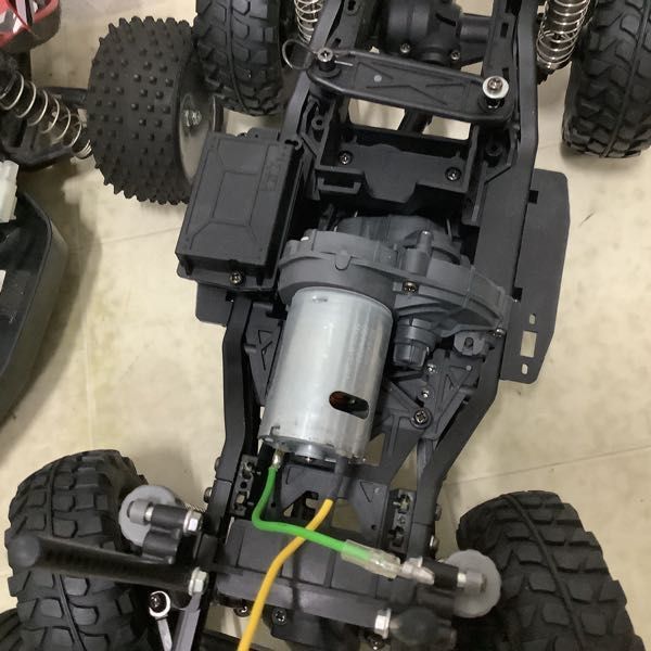 1円〜 訳あり ジャンク 電動RC シャーシ モーター HPI RF-2 AM 27Mhz 4 CHANNEL 受信機 他_画像5